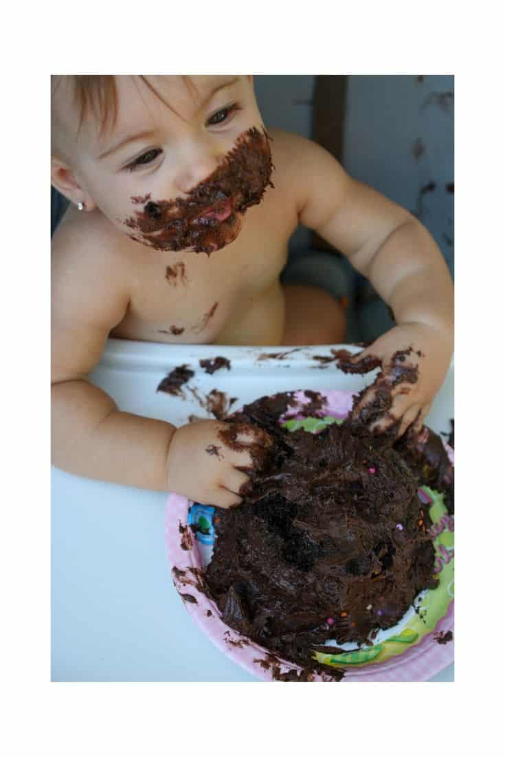 chocolate,messy baby, how your life changes having kids