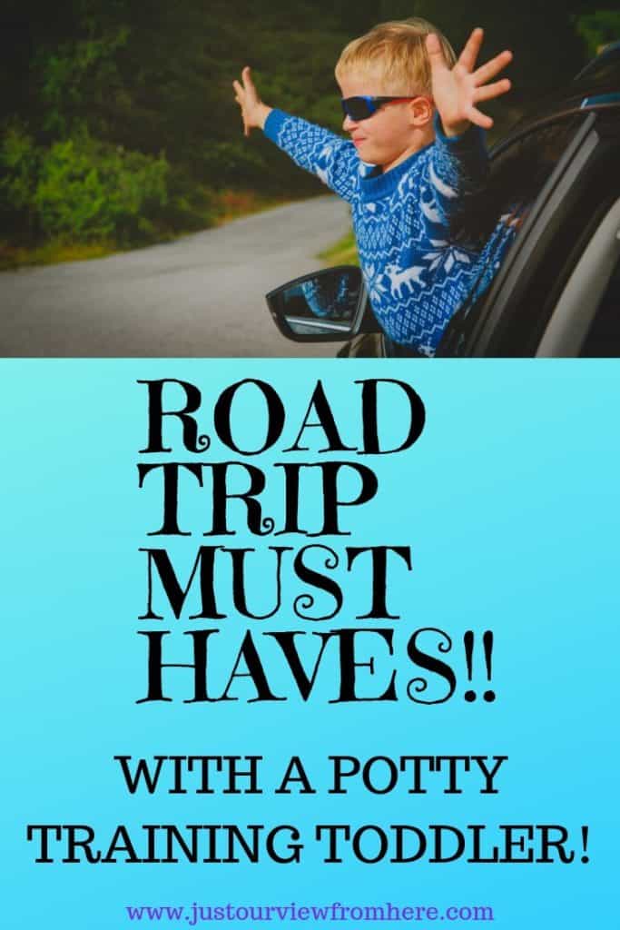 road trips with a potty training toddler, camping with kids