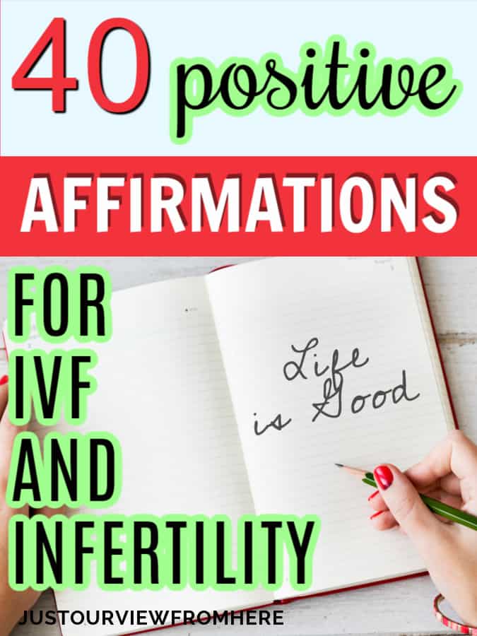 positive affirmations and visualizations for IVF