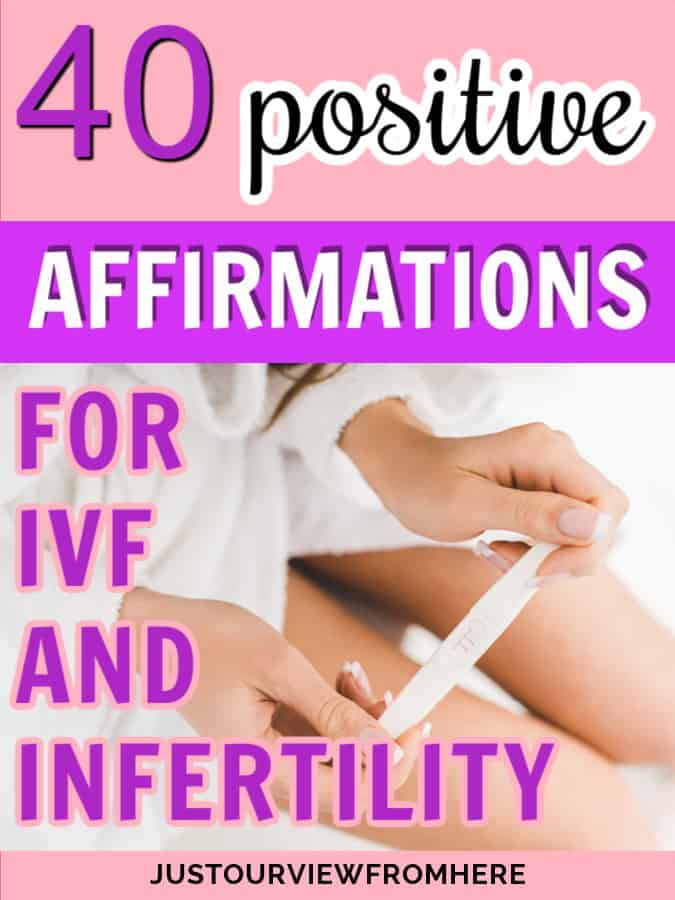 IVF positive affirmations visualizations