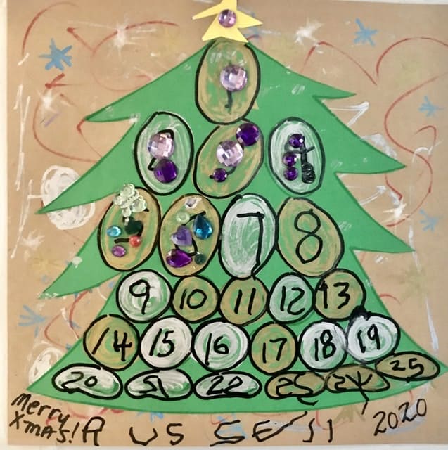 christmas arts and crafts for preschoolers advent tree calender