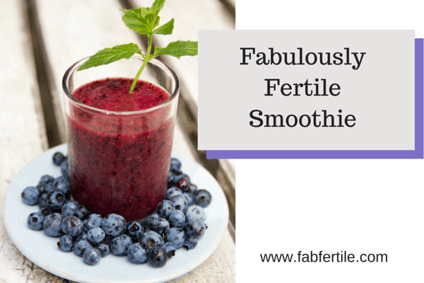 fertility smoothie for women