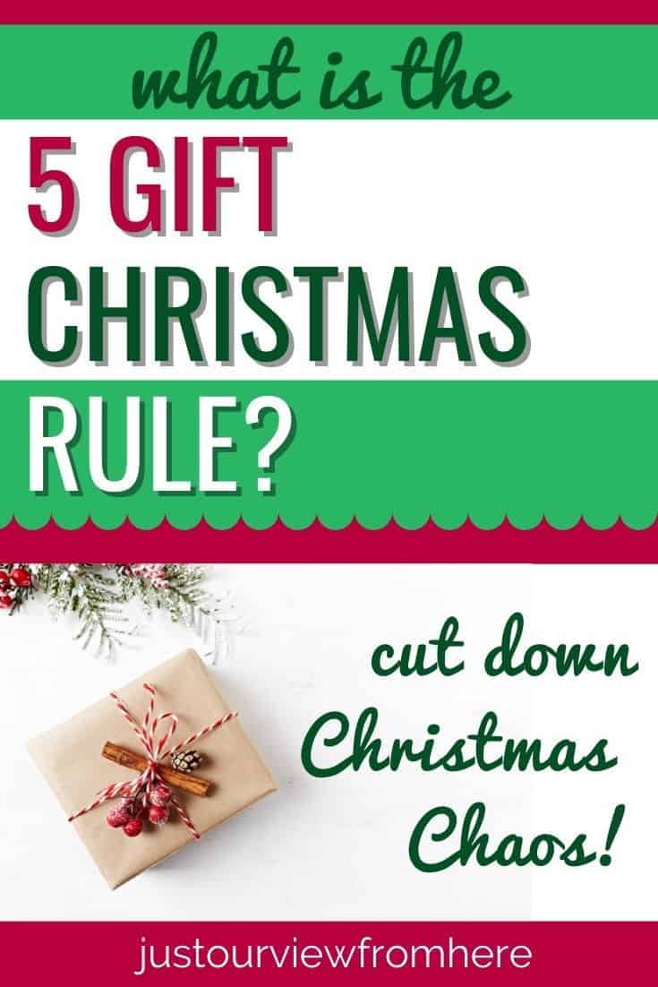 5 gift christmas rule want need wear read do
