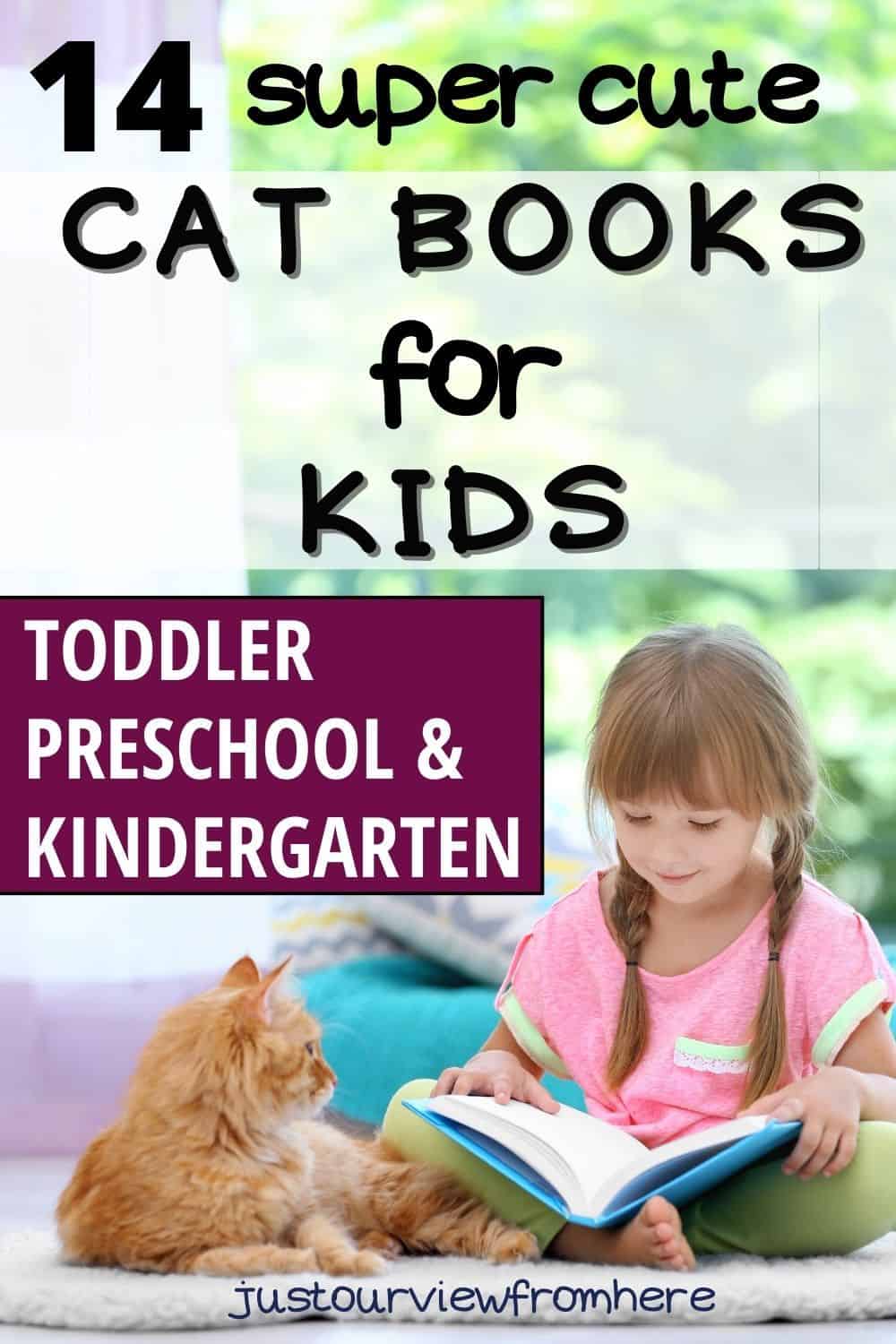 picture books about cats for kids toddler preschool and kindergarten