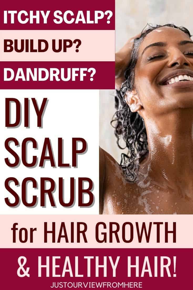 DIY Scalp Scrub With Essential Oils ~ Lavender, Peppermint & Sugar!