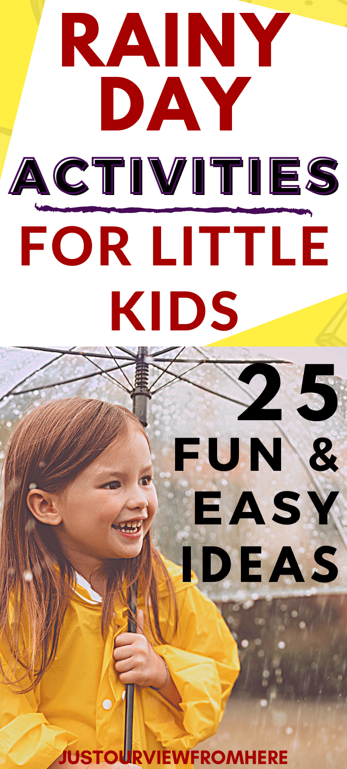 25 Rainy Day Activities For Toddlers To Keep Them Busy And Entertained