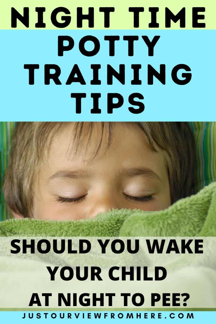 night time potty training tips should you wake your child to pee at night?