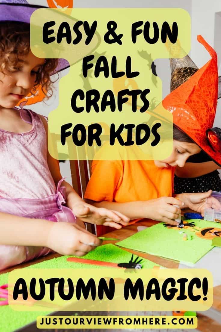 SEPTEMBER OCTOBER AUTUMN FALL CRAFTS FOR KIDS EASY