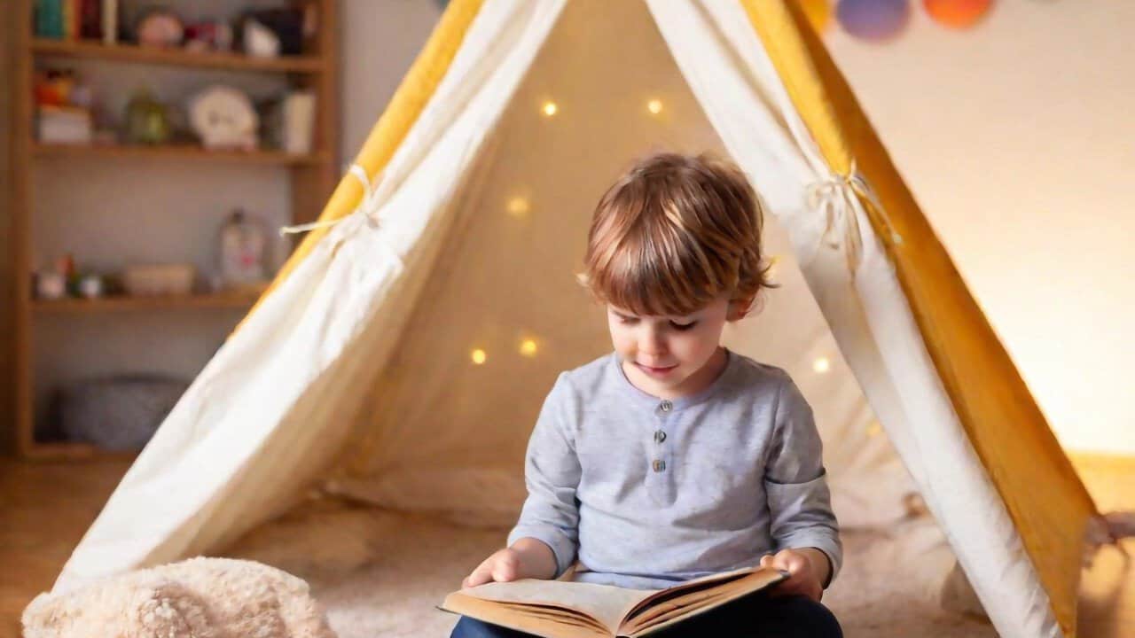 kids book nook ideas bedroom reading corner